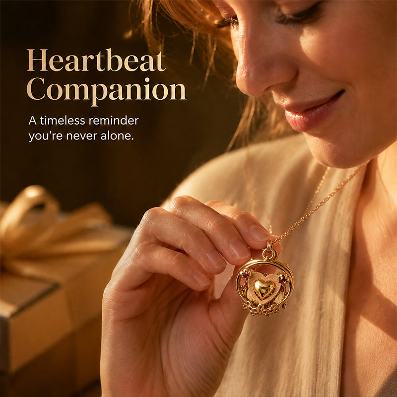 💛Heartbeat Mechanical Pendant – Heart Design × Mechanical Aesthetic✨