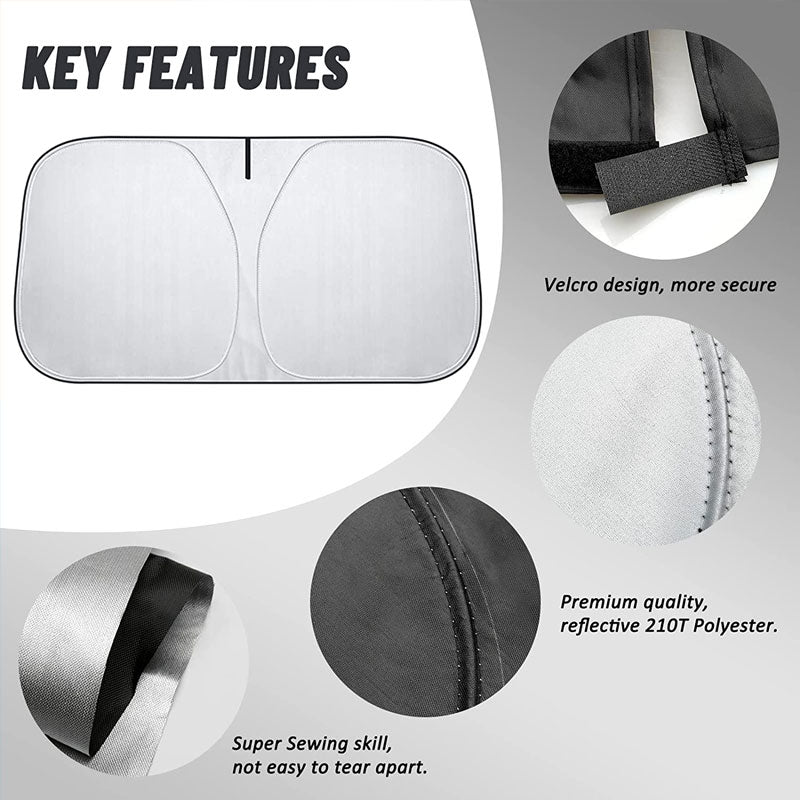 Solskydd för bilglas