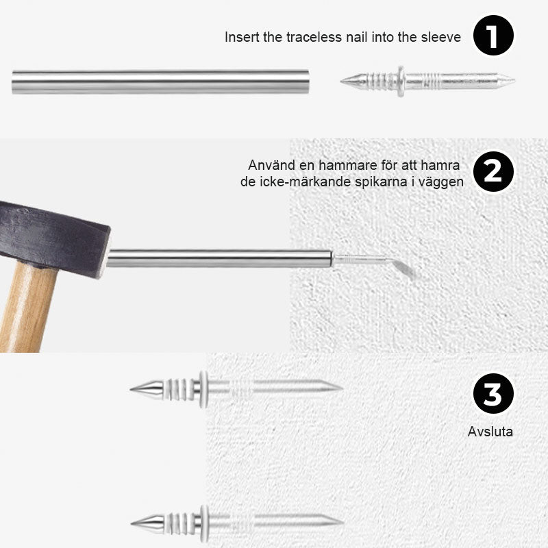 Särskilda Icke-Märkande Spikar För Golvlister