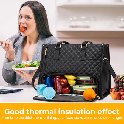 2 i 1 tygkasse Isolerad lunchpåse