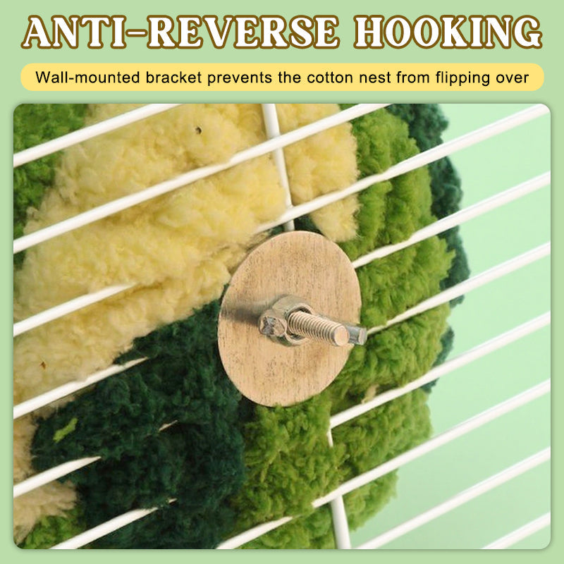 Fågelbon för värme på vinter