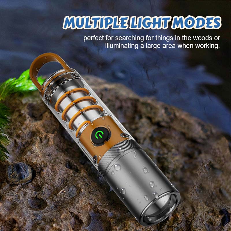 Multifunktionell Ficklampa För Utomhusbruk