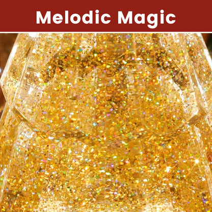 Glödande julgran Kristallboll Speldosa