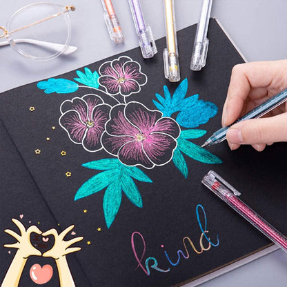 Metallfärgad Flash Gel Pen