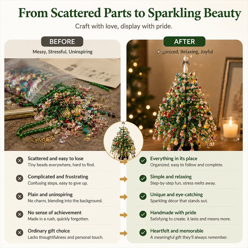 🎄DIY Beaded Christmas Tree Kit