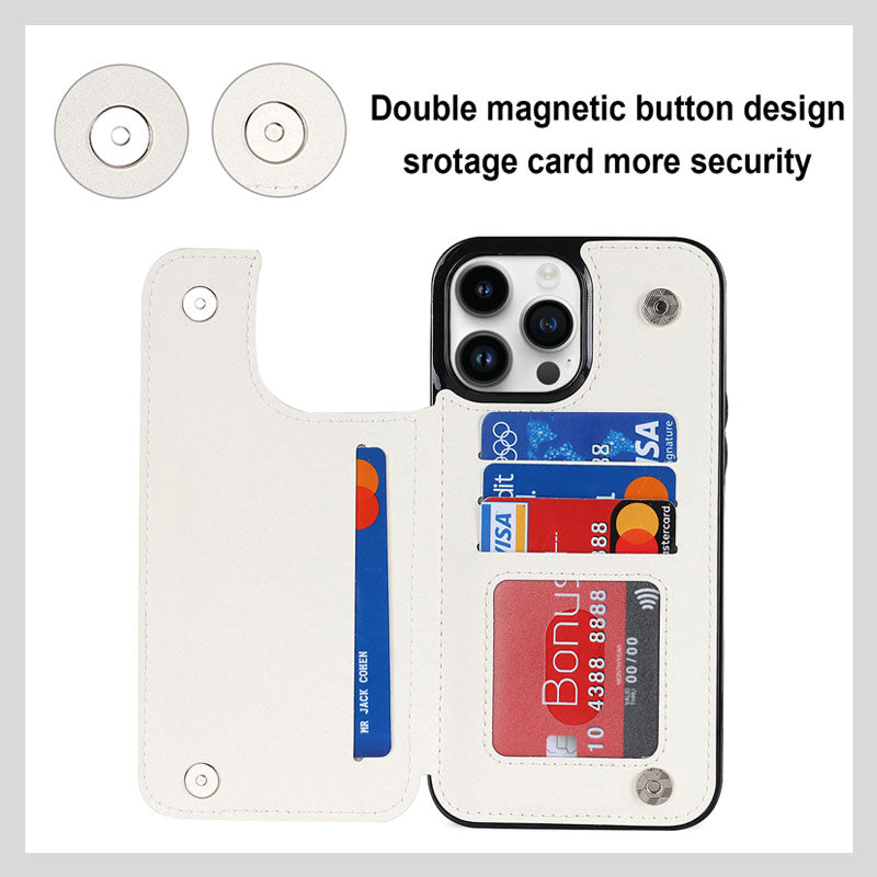 Mobiltelefonfodral Med Kortplats I Läder