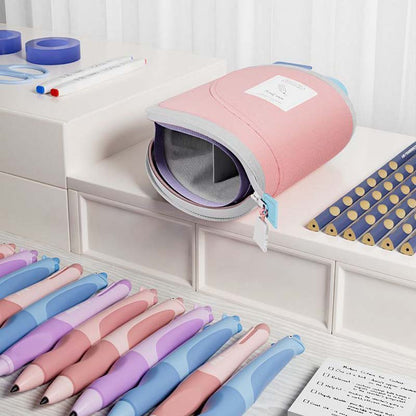 📚 Justerbart, infällbart pennfodral med stor kapacitet - ett drag och en omedelbar uppgradering! 🎨✨