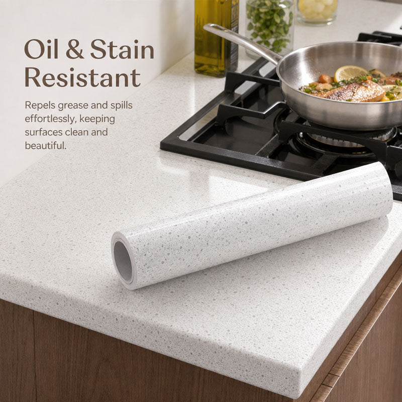 Marble Self-Adhesive Contact Paper - Waterproof & Oil-Proof Kitchen Backsplash & Countertop Decor