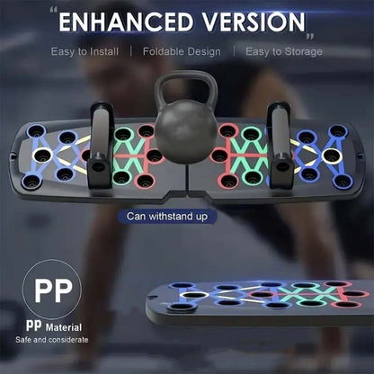 Multifunktionell armhävningsbräda träningsbräda