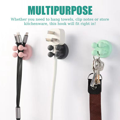 Självhäftande krok utan stansning av silikon