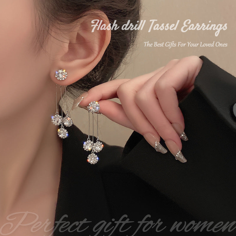 Örhängen med runda kronblad🎁de bästa gåvorna till dina nära och kära💕