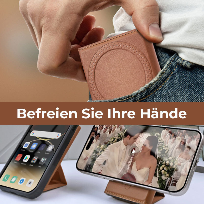 📱 Magnetisk korthållare med automatisk pop-up | Smart stativ, multifunktionell design 🏆