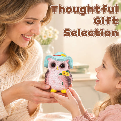 Creative Owl Figurine for Home, Garden & Tabletop Décor