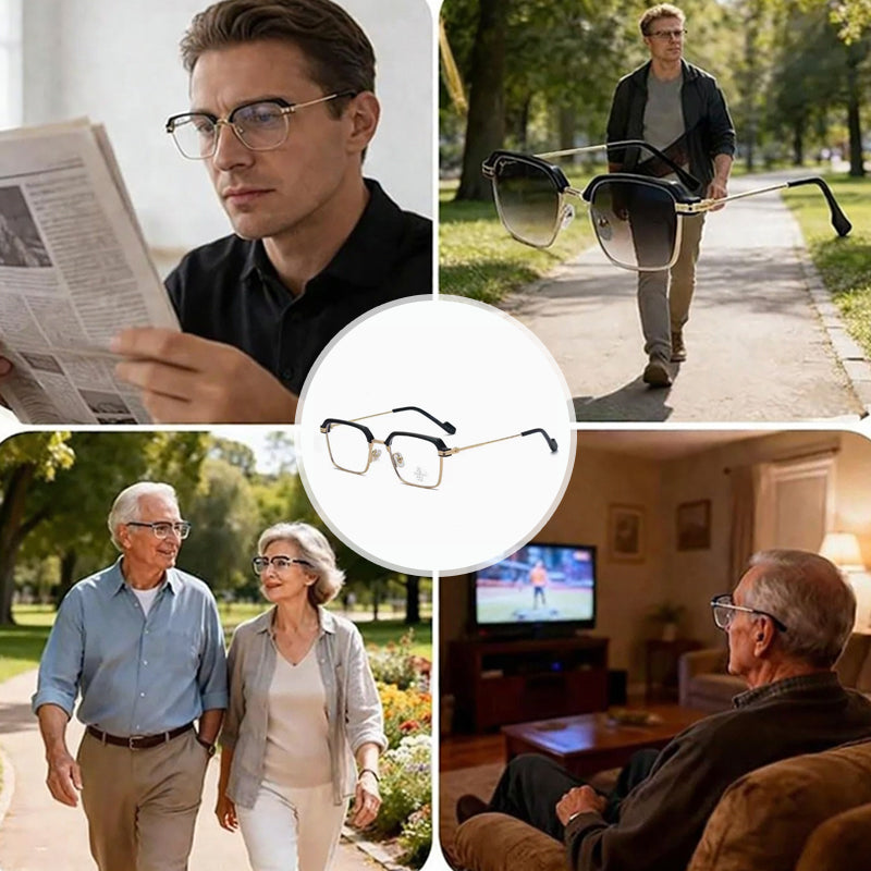 Photochromic Glasses – Auto Darkening, UV400 & Blue Light Blocking