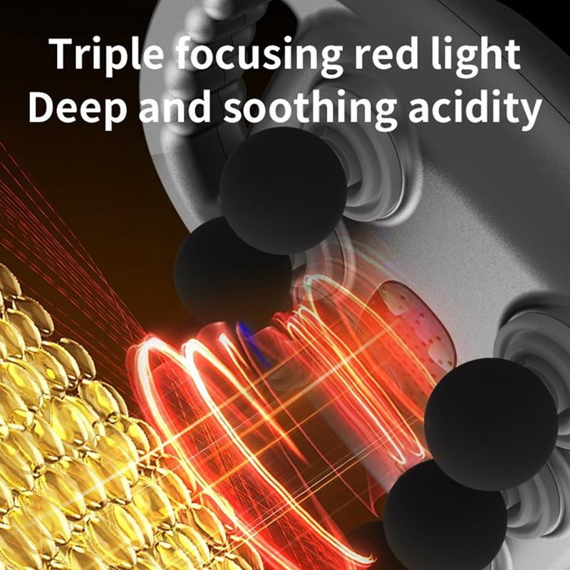 Sex/fyra huvuden integrerad multifunktionell massageapparat Fascia Gun 💪