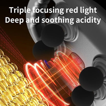 Sex/fyra huvuden integrerad multifunktionell massageapparat Fascia Gun 💪