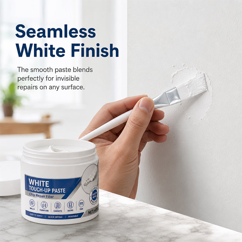 🏠White Furniture Touch-Up Paste with Brush