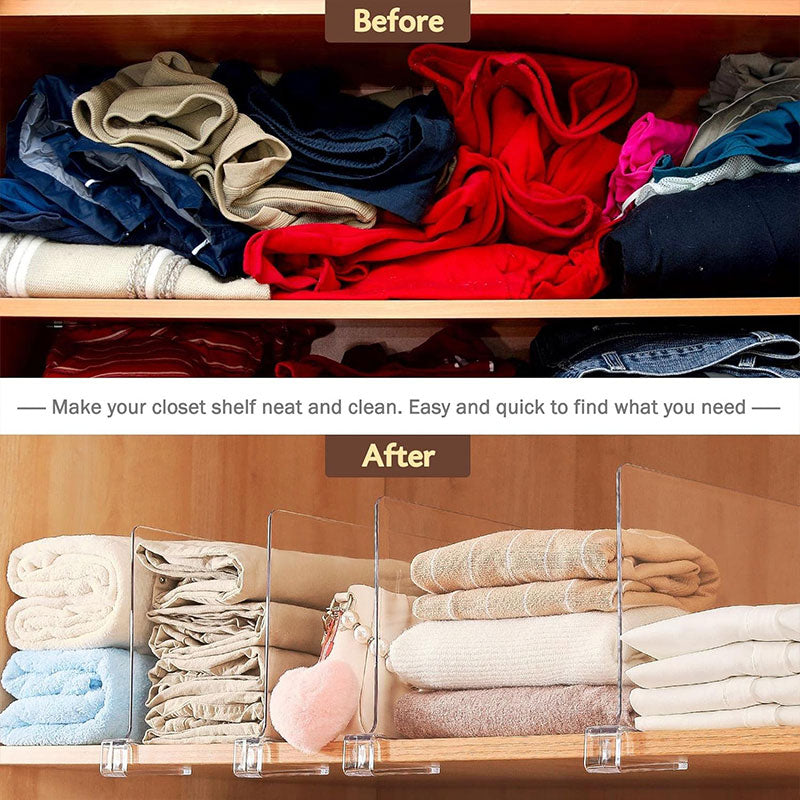 Transparent garderobspanel