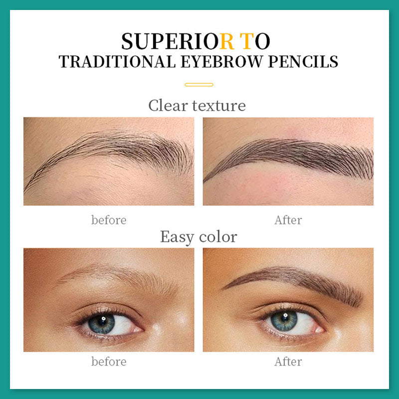 Quad flytande ögonbrynspenna