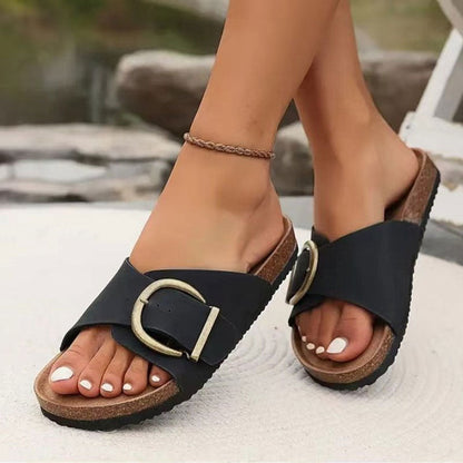 Birkenstock-tofflormed vintage-spän
