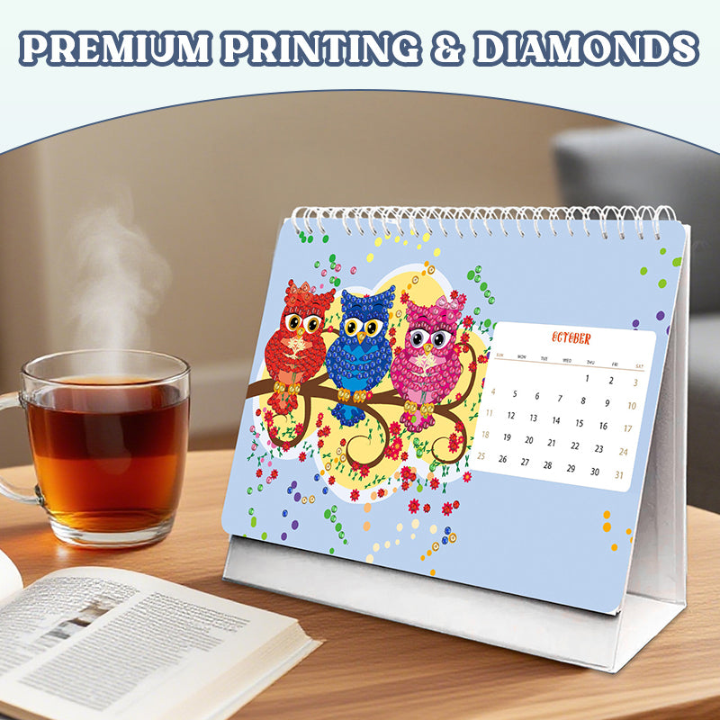 Gör-det-själv-tecknad Diamantmålningskalender 🎨