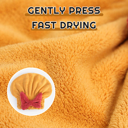 Bowknot Snabbtorkande duschmössa