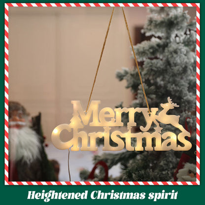 God Jul 3D Bokstavsbelysning/Merry Christmas 3D Letter Lights