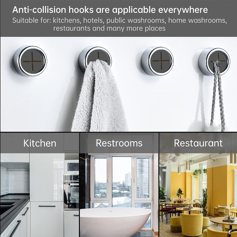 Icke-märkande självhäftande krokar