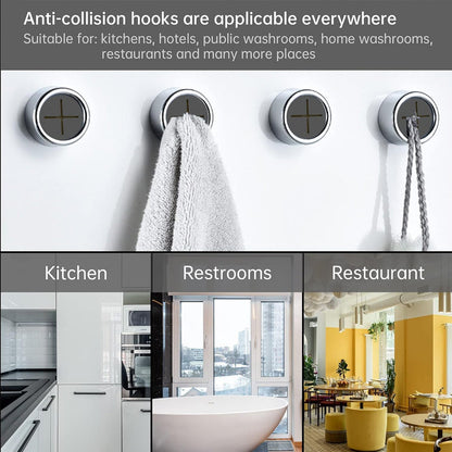 Icke-märkande självhäftande krokar