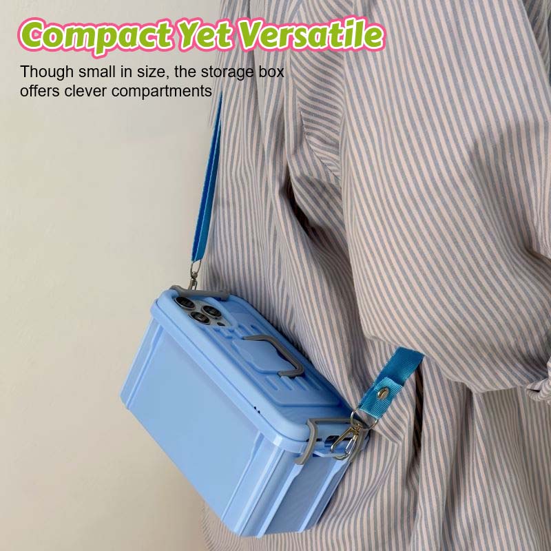 Crossbody Storage Box Phone Case