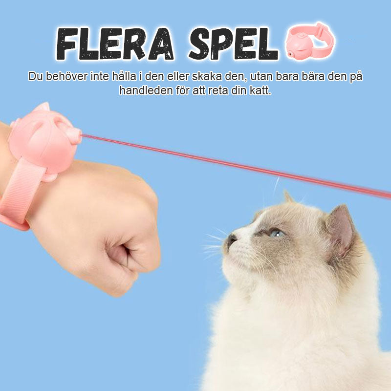 Halsband med laserleksak för katter