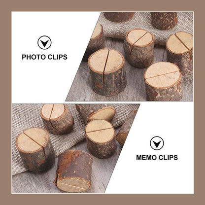 Fotobashållare För Trästubb