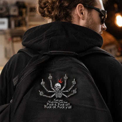 💀Fuck Skull Enamel Pin👑
