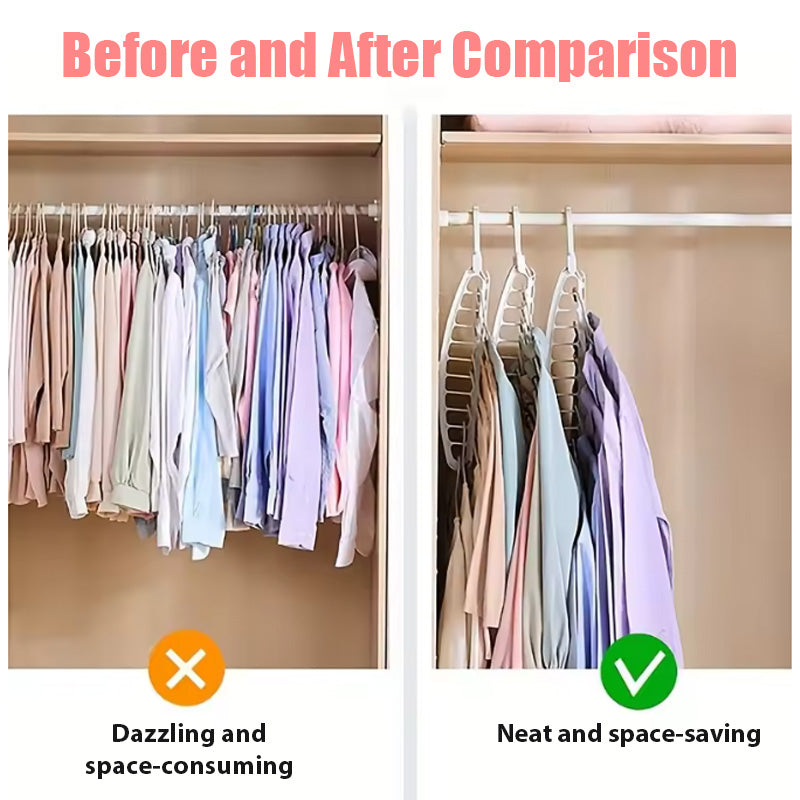 Sömlös hopfällbar hängare