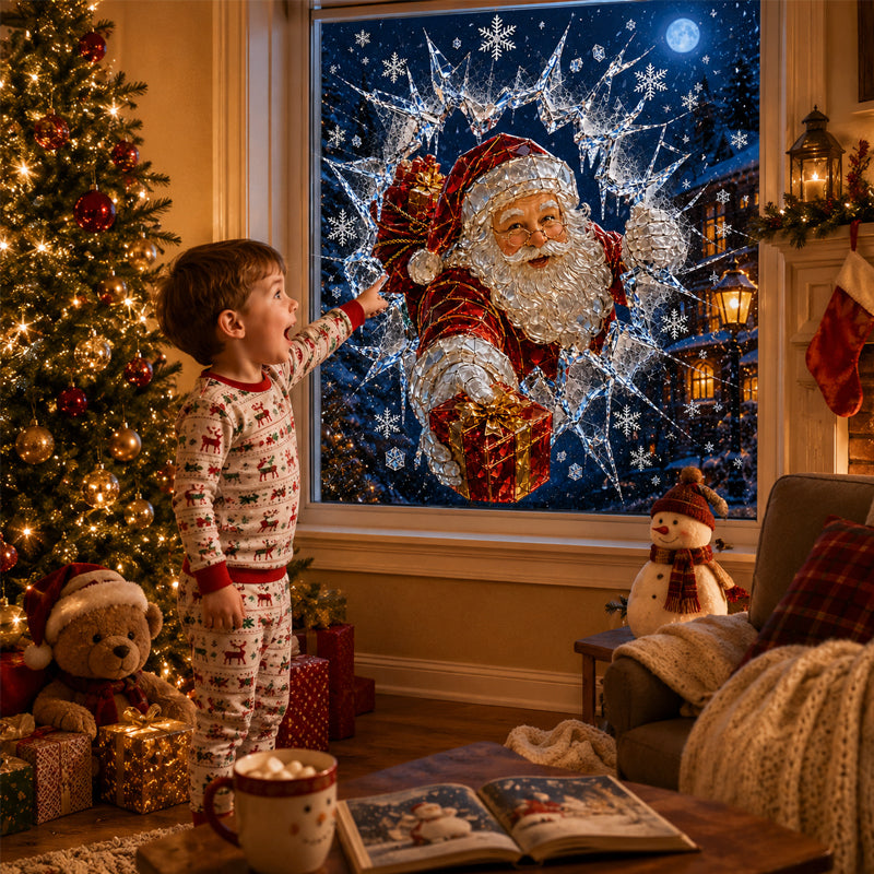 🎅Crystal Santa Claus Window Decoration