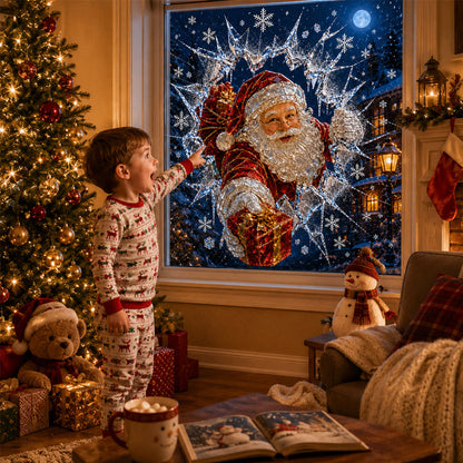 🎅Crystal Santa Claus Window Decoration