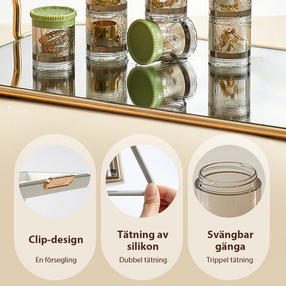 Ny modell avdelad förseglad smyckeskrin