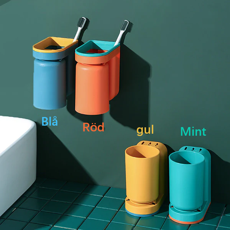 Tandborsthållare att fästa på