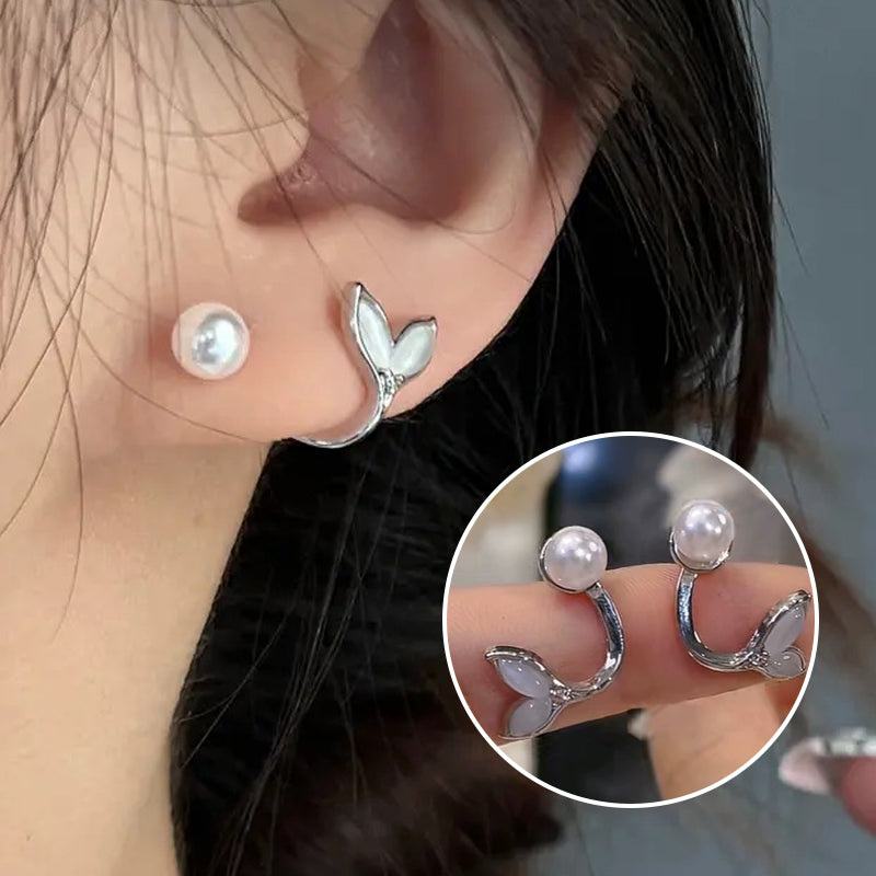 2024 Ny modell Cat's Eye sten Fishtail pärlörhängen