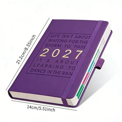 ⚡ A5 2027 One‑Day‑Per‑Page Diary Notebook – Portable, Well‑Organized, Long‑Lasting ✨