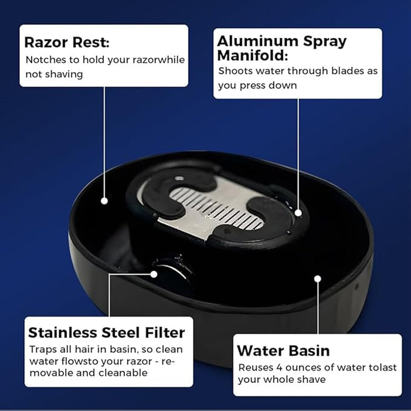 Portabelt verktyg för rengöring av rakhyvel