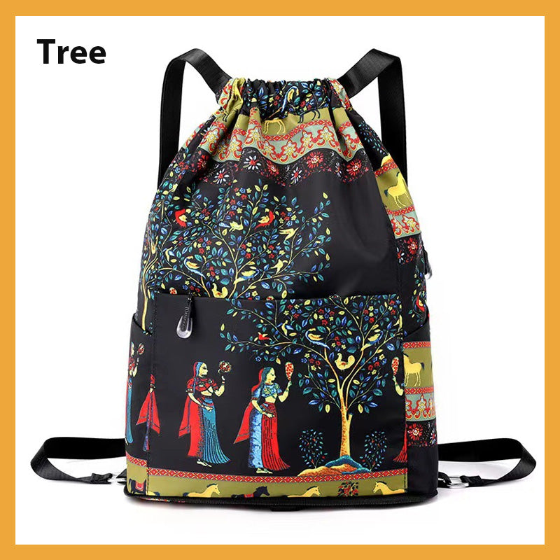 Dragsko Vikbar Stor kapacitet Torr-våt Separation Resa Sport Ryggsäck