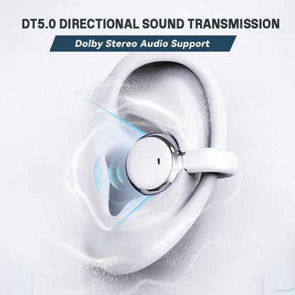 🎧 Trådlösa Bluetooth-hörlurar med dubbla öron