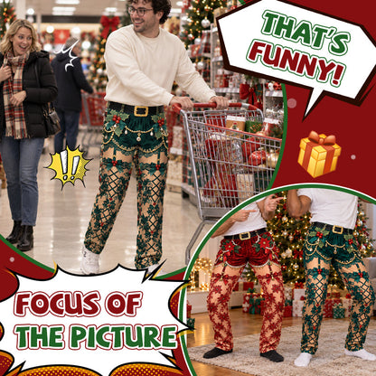 👖Funny Christmas Illusion Pants