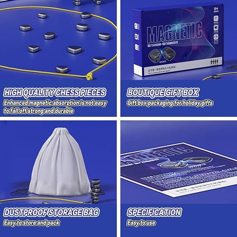 Barns fritidsspel med magnetisk schack