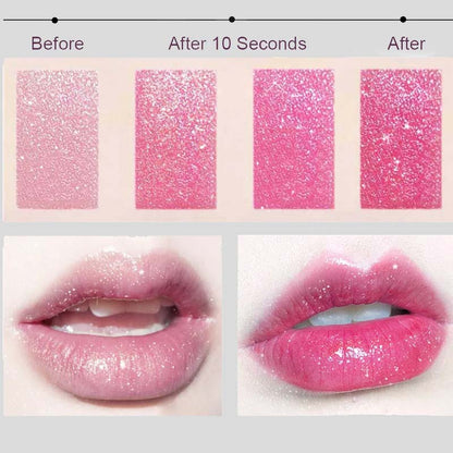 🌟 Stjärnig Glittrande Färgförändrande Gelé Läppstift – Lys upp din ungdomliga läppfärg! 💖