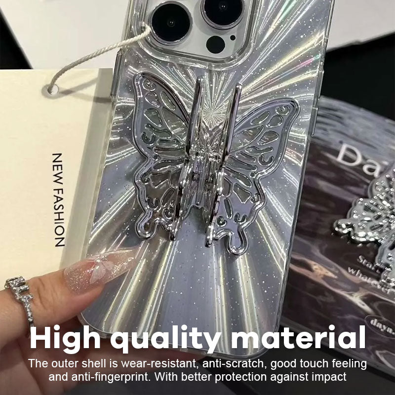 Shining Butterfly Holder Telefonfodral