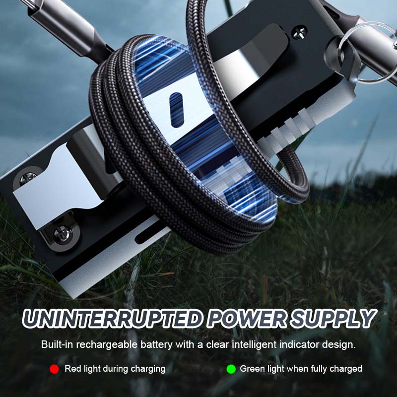 🔑 Mini-nyckelring med ficklampa