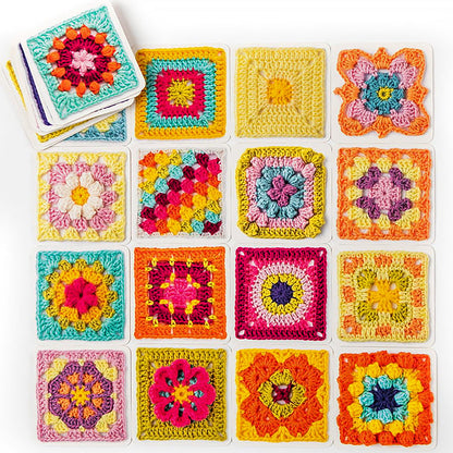 🎁 Granny Square Crochet Card Set[50 Unique Designs]🧵