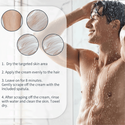 Fast-Acting Body Hair Removal Cream for Men